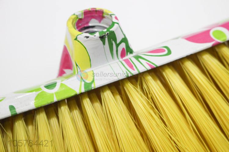 Factory Price PET Plastic Broom Head with Flower Printed