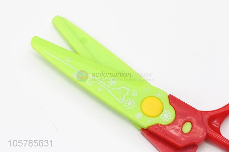 New Design Colorful Plastic Office Scissor Hand Scissor