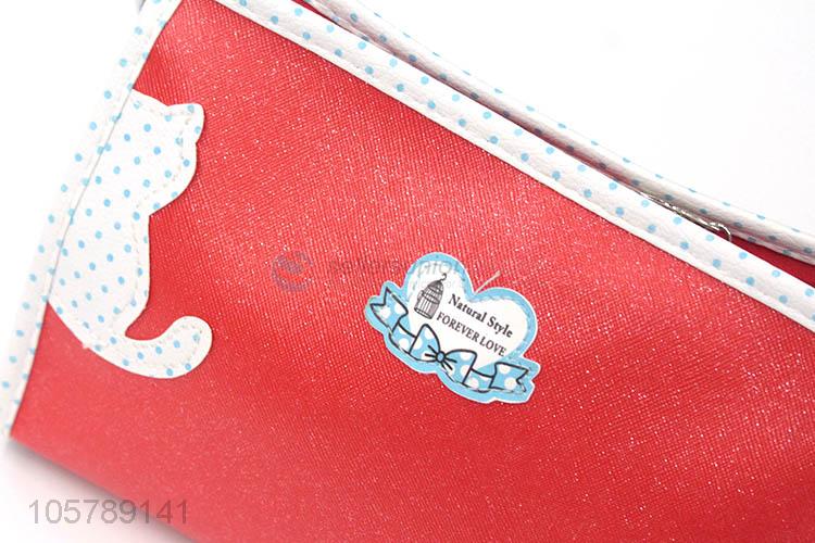 Fashion printed zipper pu beauty bag makeup cosmetic bag