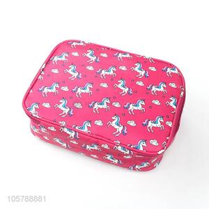 Lovely design fashion cosmetic pouch beauty bag makeup bag