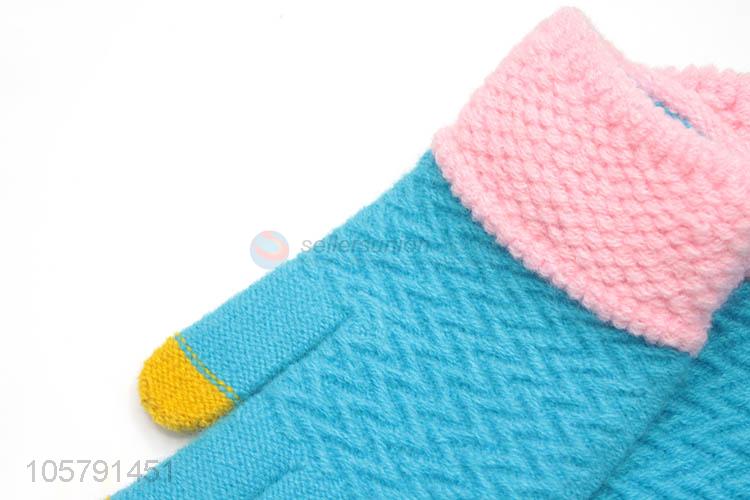 Best Selling Colorful Touchscreen Glove For Ladies