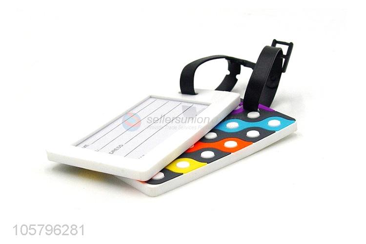 Good Quality Colorful Soft PVC Luggage Tag