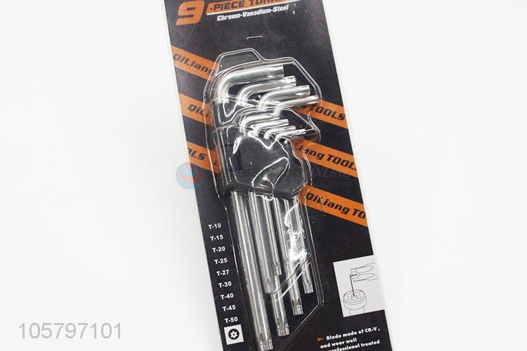 Manufacturer custom 9pcs L shape hex key wrench