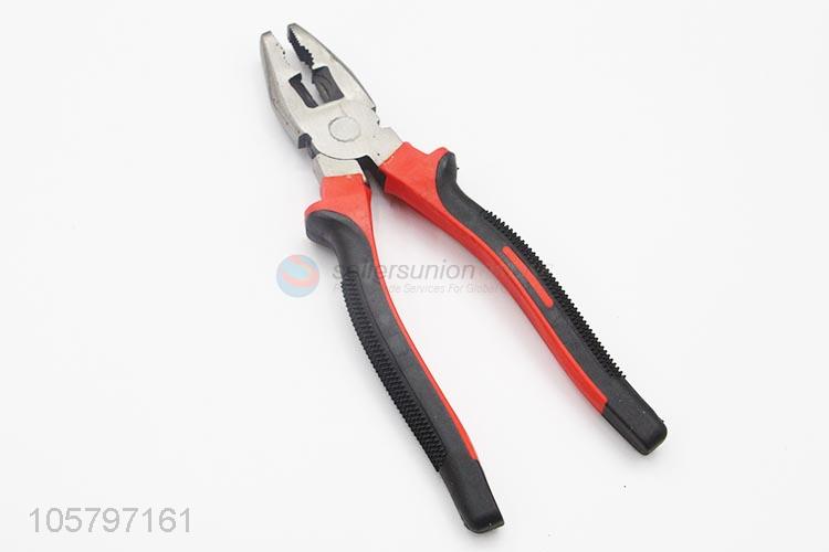 Wholesale custom steel combination plier with plastic handle