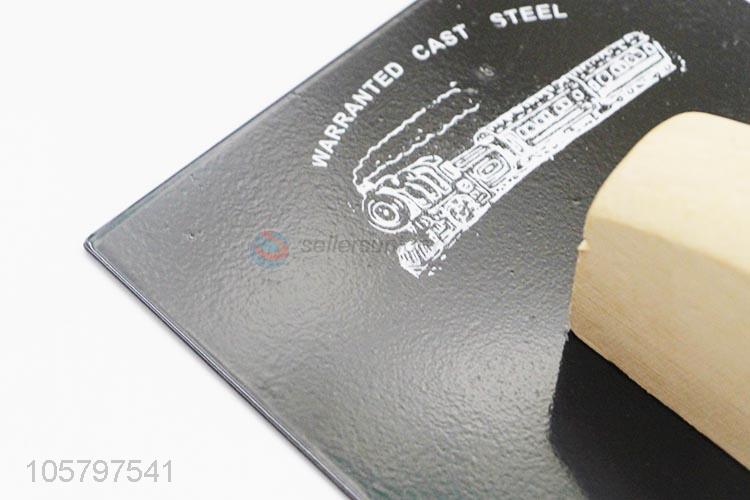 Remarkable quality wooden handle steel plastering trowel