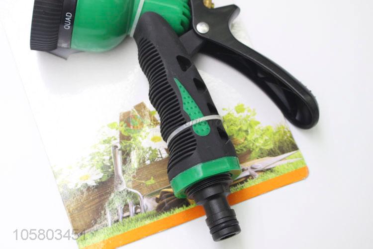 New Style Plastic 8 Patterns Garden Hose Water Spray Nozzle