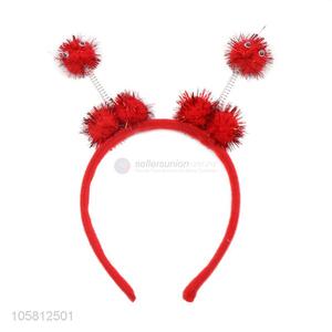 Wholesale Festival Decoration Fur Ball Hair Clasp For Children