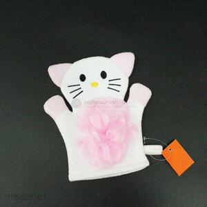 Reasonable Price Cute Cat Bath Gloves with Bath Ball