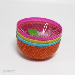 Hot selling and new design 4pc plastic bowl set