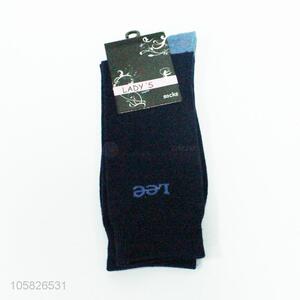 Simple cheap soft women winter warm socks