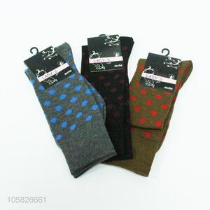 Good sale polka dot soft women winter warm socks