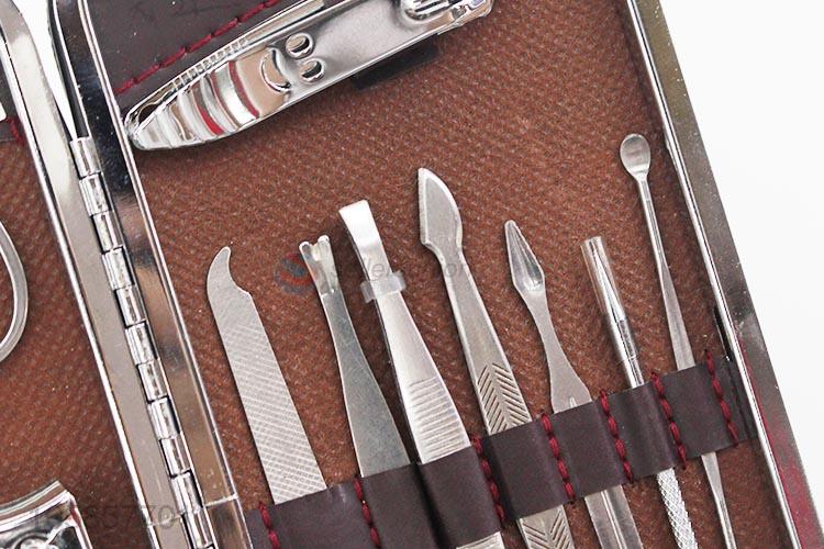 Factory Export 12pcs Stainless Steel Clipper Nail Care Tool Sets