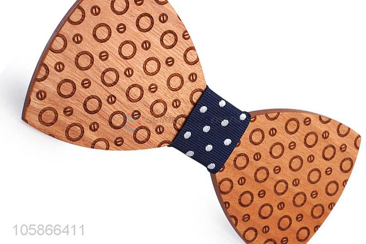 Unique Design  Men 3D Handmade Wooden Bow Tie