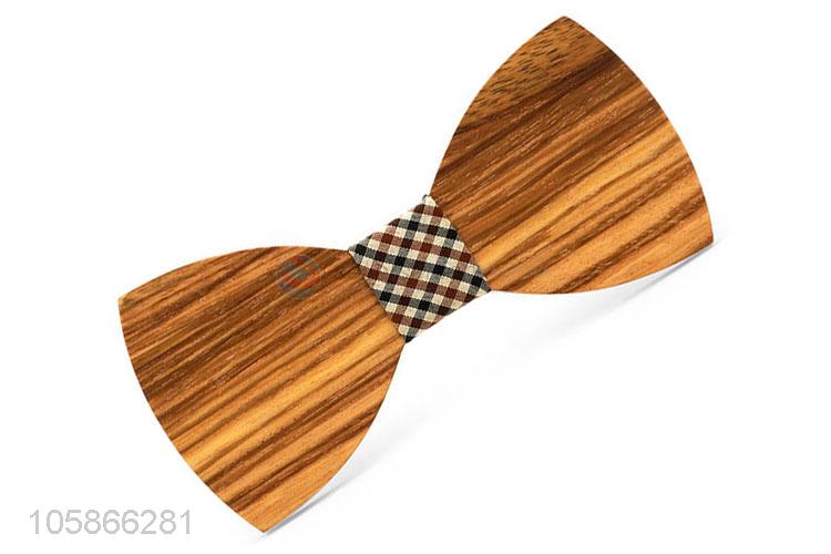 Factory Direct High Quality Adult Wood Bow Ties Personality Accessory