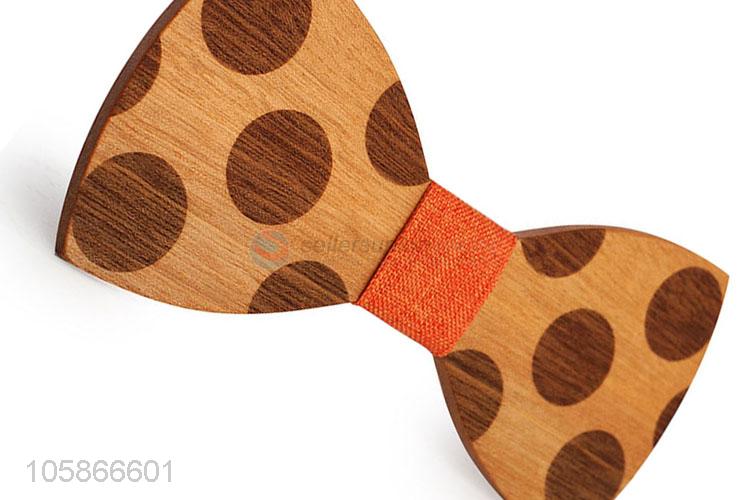 Excellent Quality Wooden Bow Tie Clothing Accessories