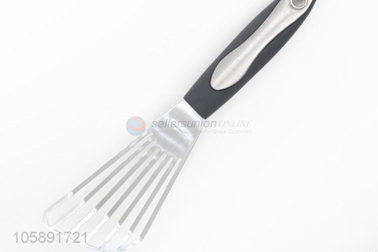 Popular selling stainless steel flexible slotted fish spatula