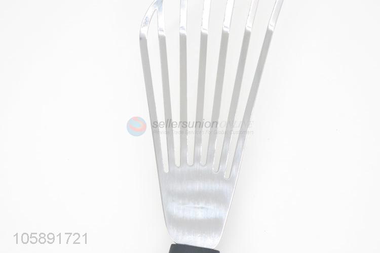 Popular selling stainless steel flexible slotted fish spatula