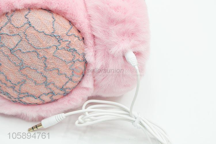 Promotional Gift Winter Accessory Outdoor Women Earmuff with Earphone