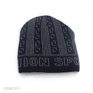 Fashion Style Winter Knitted Beanie Plush Warm Cap