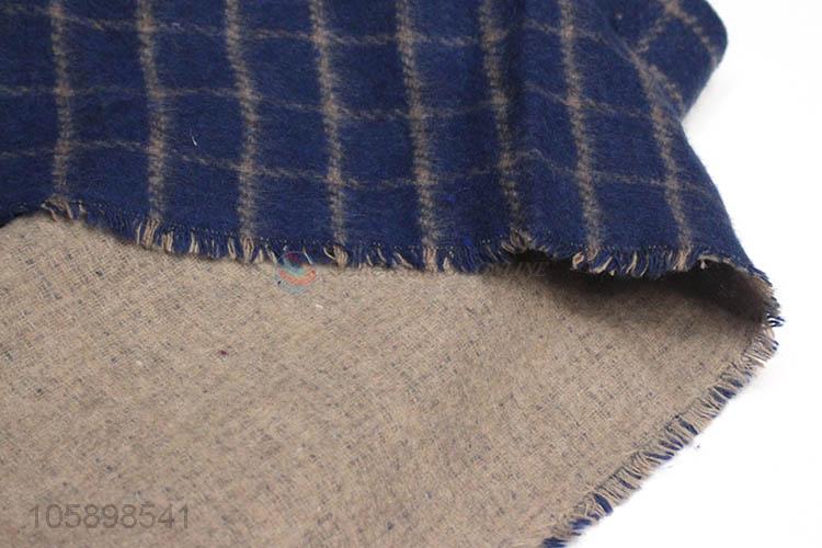 China factory price fashion women check pattern winter warm scarf