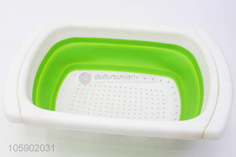 China suppliers extensible vegetable&fruit washing drain basket