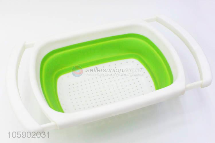 China suppliers extensible vegetable&fruit washing drain basket