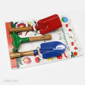 Chinese Factory  Kids Children 3psc Garden Trowel and Garden Rake Set