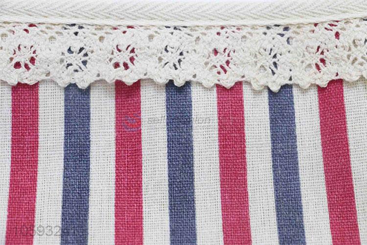 Cheap Price Stripes Lace Storage Bag