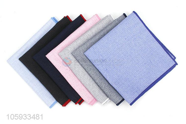 Best Selling Cotton Business Pocket Squares For Man