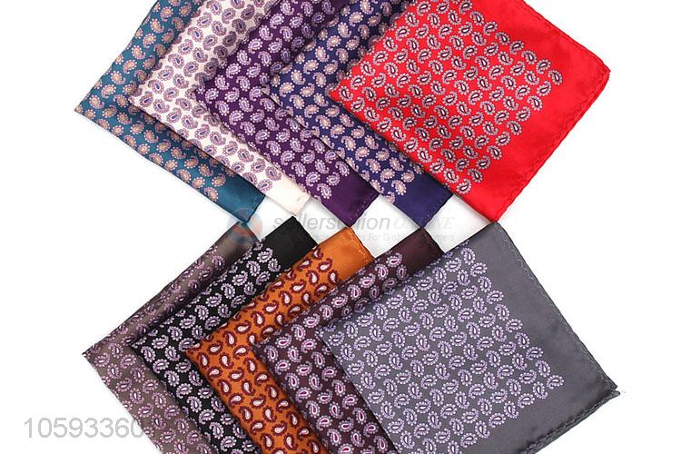 Best Price Business Handkerchief Men Polyester Pocket Squares