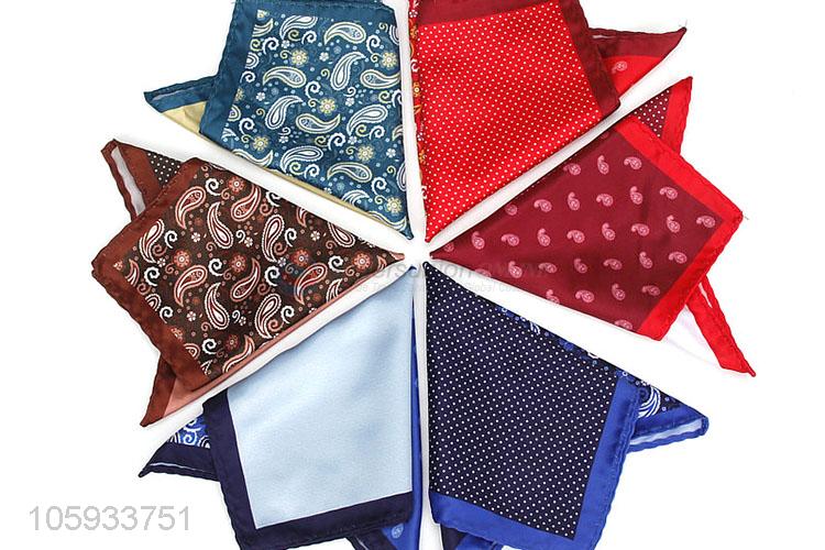 Fashion Printing Pocket Squares Best Men Handkerchief