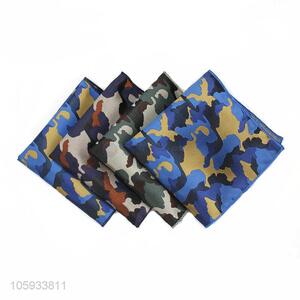 Popular Camouflage Printed Pocket Squares For Men