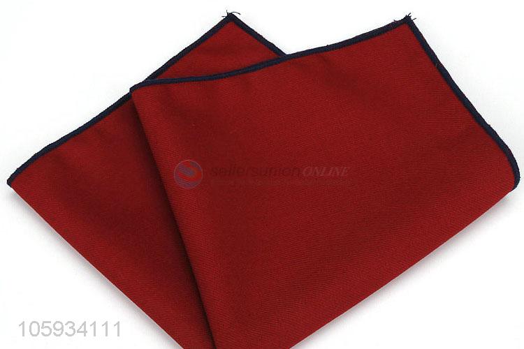 Wholesale Pure Color Pocket Square Men Handkerchief