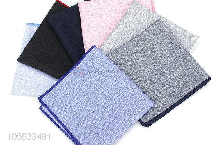 Best Selling Cotton Business Pocket Squares For Man