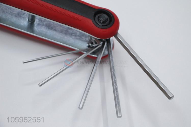 China manufacturer folding hexagon key set allen wrench set