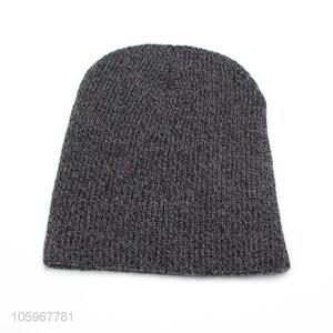 Cheap and good quality solid color winter warm knit hat