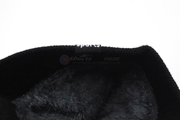 High sales winter knitted hat  plus velvet thick warm cap