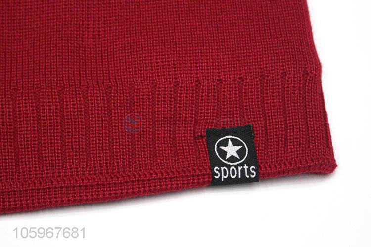 Winter hat women/men beanie plus velvet knitted warm caps