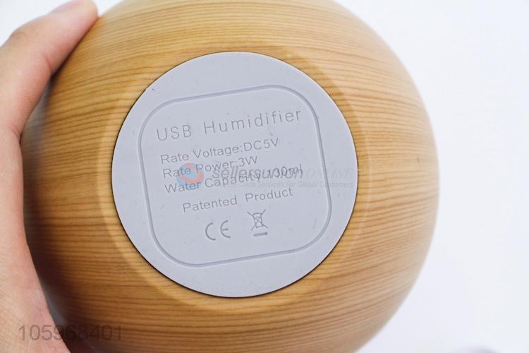 Yiwu factory small wood grain ultrasonic usb air humidifier