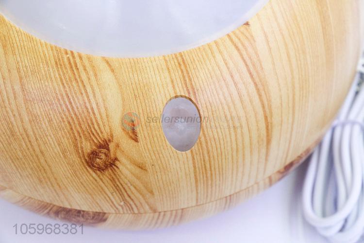 Promotional cheap wood grain essential oil diffuser usb air humidifier