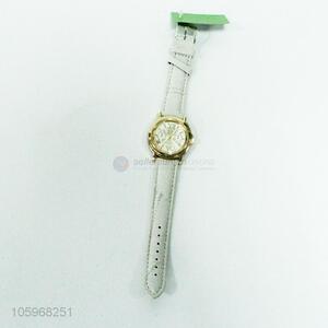 New arrival women wristwatch with pu strap