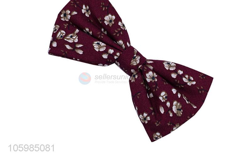 Best selling men's bow tie floral print bow tie