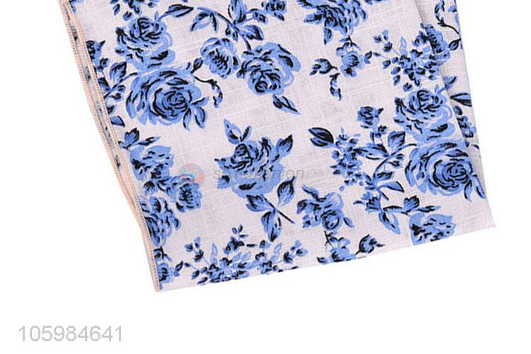 Cheap wholesale custom logo 100% cotton men pocket square