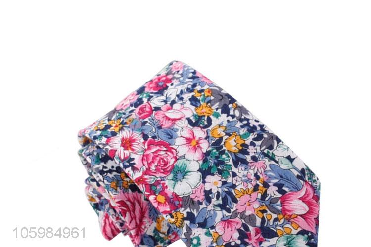 Excellent quality delicate men necktie floral print ties