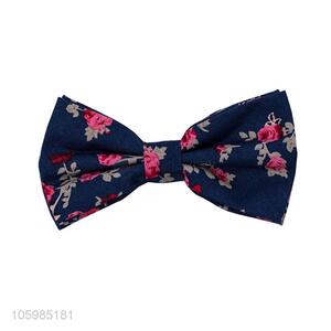 Bottom price delicate bow tie floral print bow tie