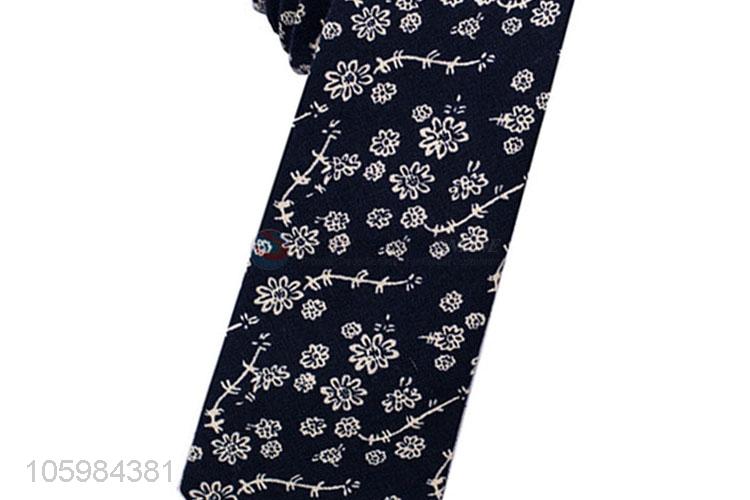 Best sale custom logo 100% cotton men's neckties