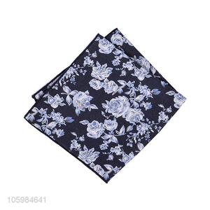 Cheap wholesale custom logo 100% cotton men pocket square