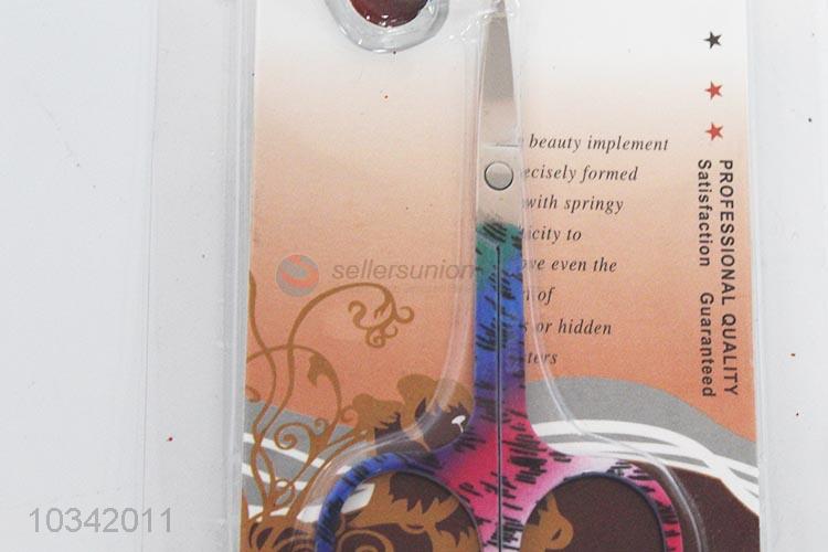 Delicate manicure scissor with printing