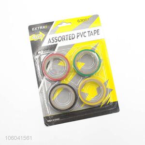 Good Quality Colorful 4 Pieces Assorted Pvc Tape