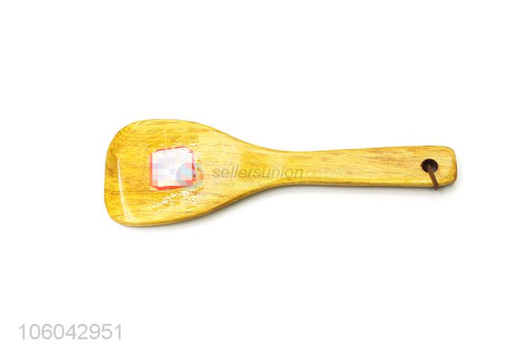 Factory price natural wooden kitchen turner pancake turner